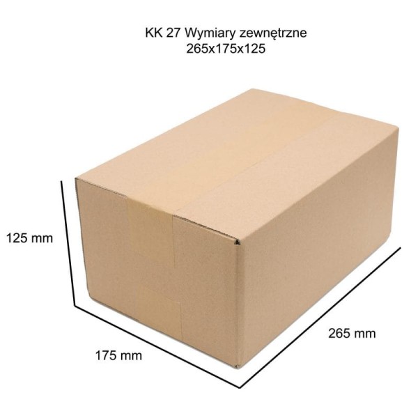 klopová krabice 260x170x120 mm kk27