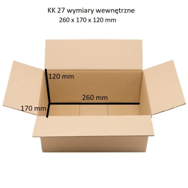 klopová krabice 260x170x120 mm kk27