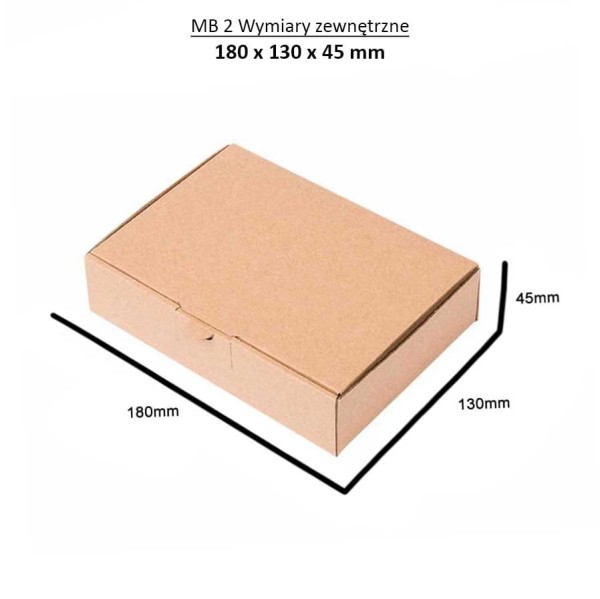 tvarová krabice 180x130x45mm MB2 hnědá (3)