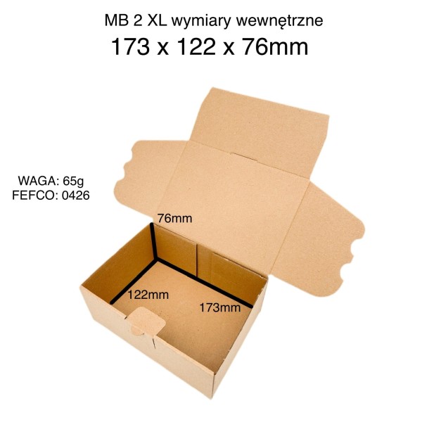 tvarová krabice 180x130x80mm MB2 XL hnědá (4)