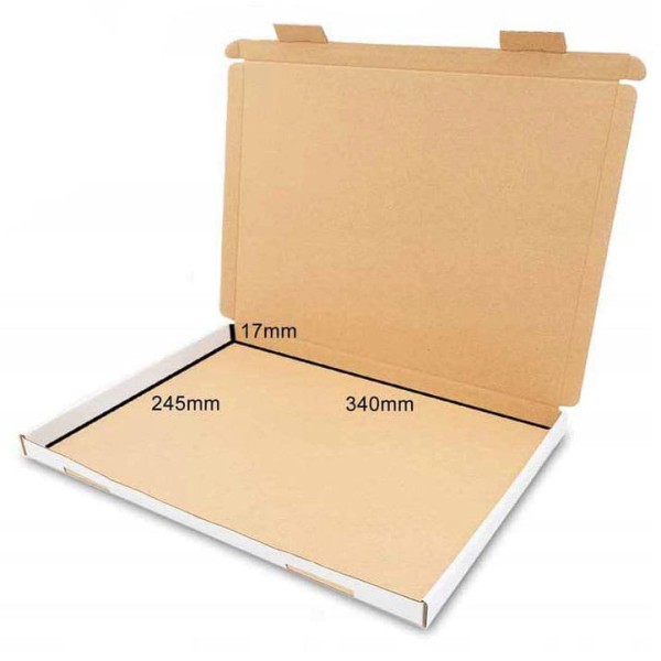 plochá poštovní krabice 350x250x20mm GB2 bílá (4)