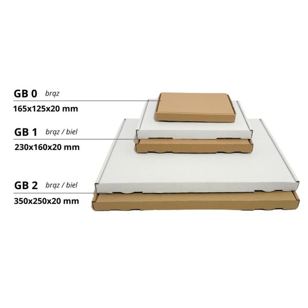 tvarový karton plochý 350x250x20mm GB2 hnědý (7)