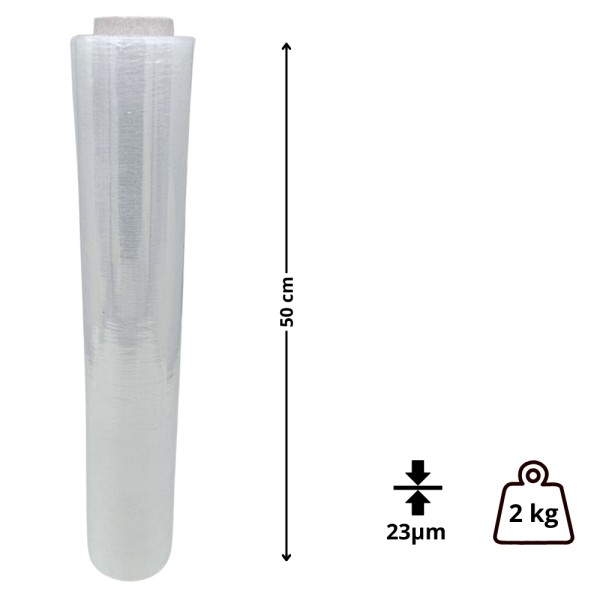 stretch fólie čirá 23um 50cm 2kg (3)