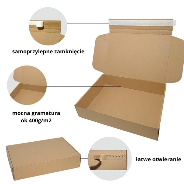 tvarový karton 370x290x70 mm s lepicí páskou (10)