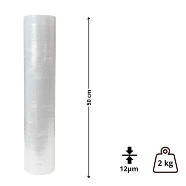 stretch fólie bezbarvá bez dutinky 12um 50cm 2kg (4)