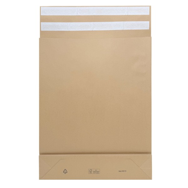 obálka s rozšířeným dnem 450x350x80 mm hnědá (2)