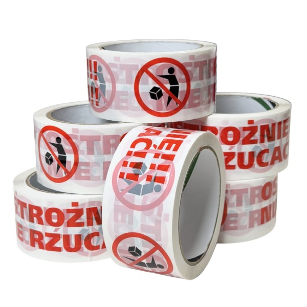 výstražná balicí páska pozor neházet (8)