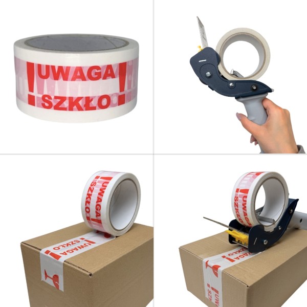 výstražná balicí páska pozor sklo (6)