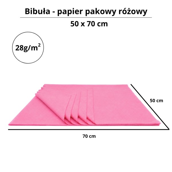 hedvabny papir ruzovy 50x70