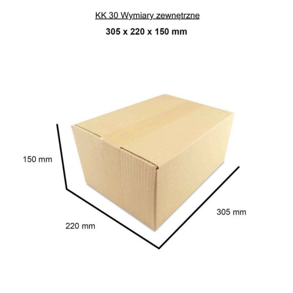 klopova krabice 300x215x140 mm kk 30