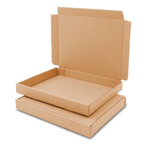 Poštovní karton plochý 165x125x20 mm - GB 0 hnědý