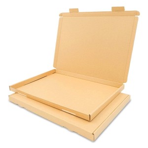 Poštovní karton plochý 350x250x20 mm -  GB 2 hnědý